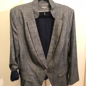 White House Black Market Plus Size Peplum Blazer